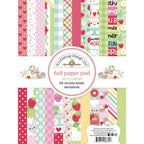 Doodlebug Berry Sweet 6x8 Inch Paper Pad 8875