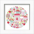 Doodlebug Berry Sweet Shadow Box Kit 8889 in frame