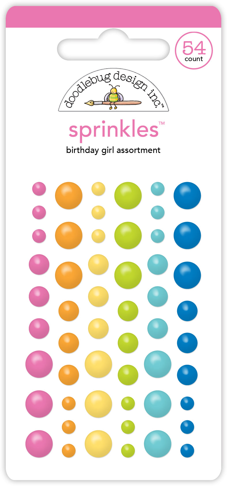 Doodlebug Birthday Girl Assortment Sprinkles 9124