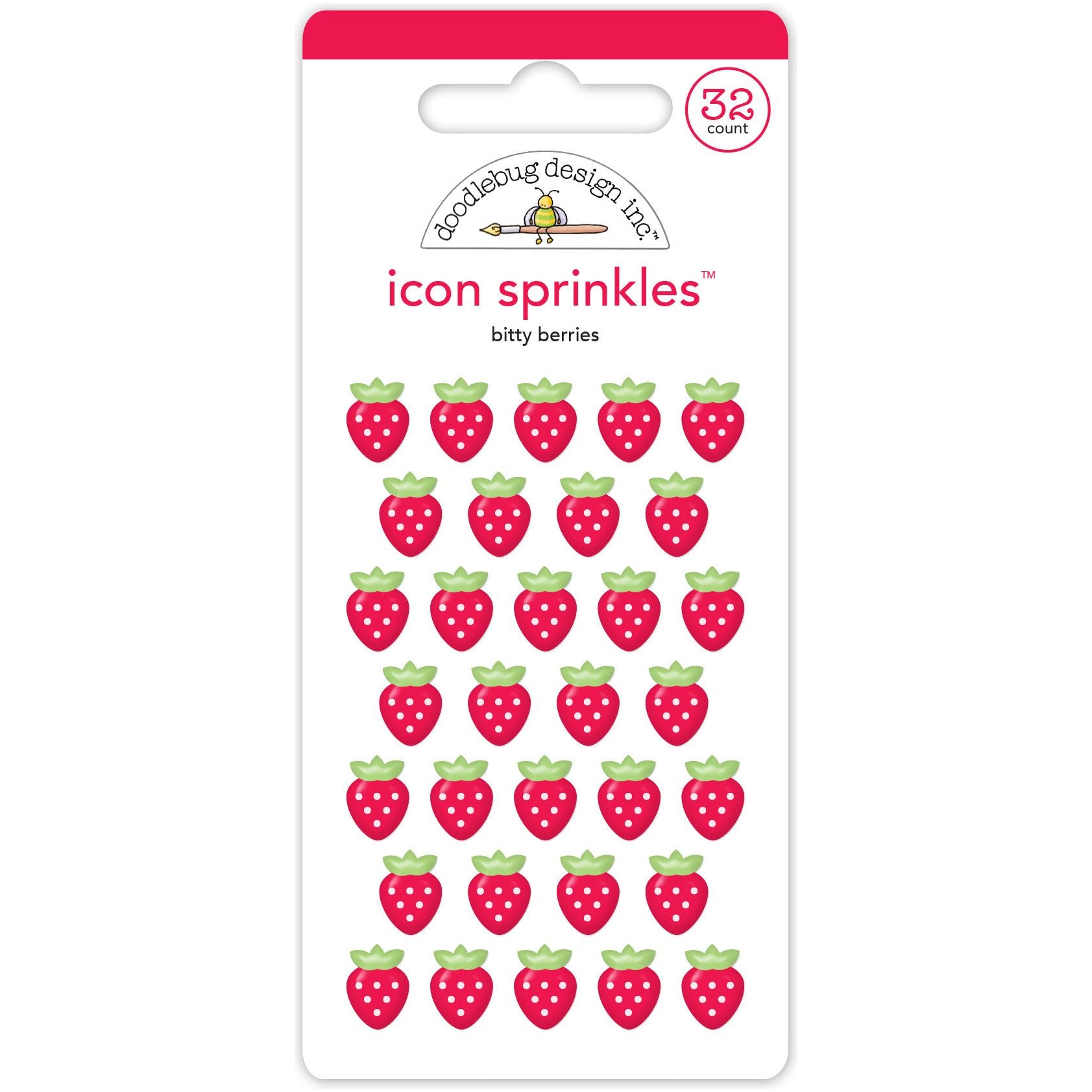 Doodlebug Bitty Berries Icon Sprinkles 8890