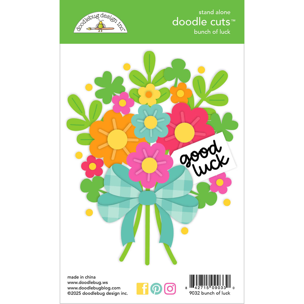 Doodlebug Bunch of Luck Doodle Cuts Dies 9033