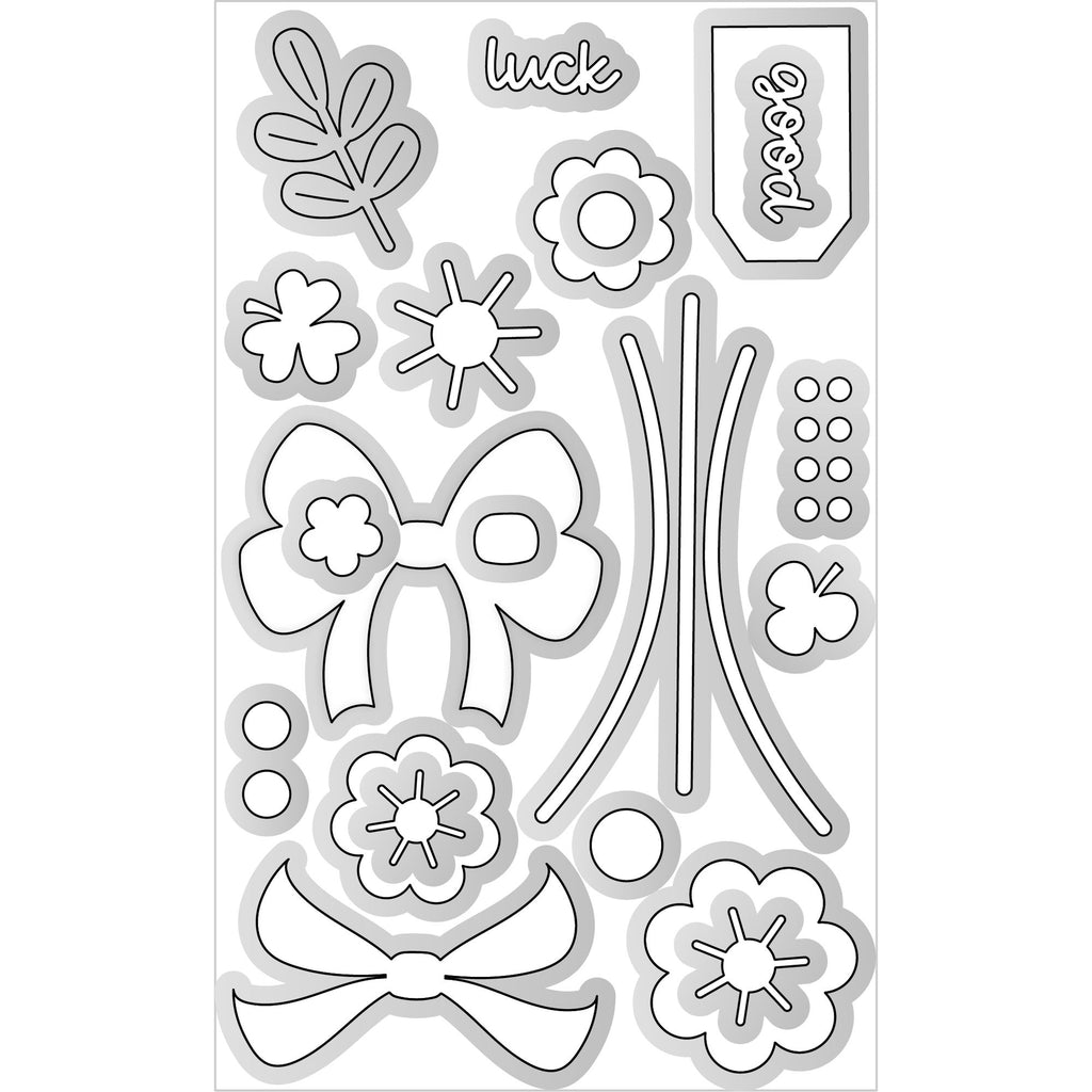 Doodlebug Bunch of Luck Doodle Cuts Dies 9033 actual