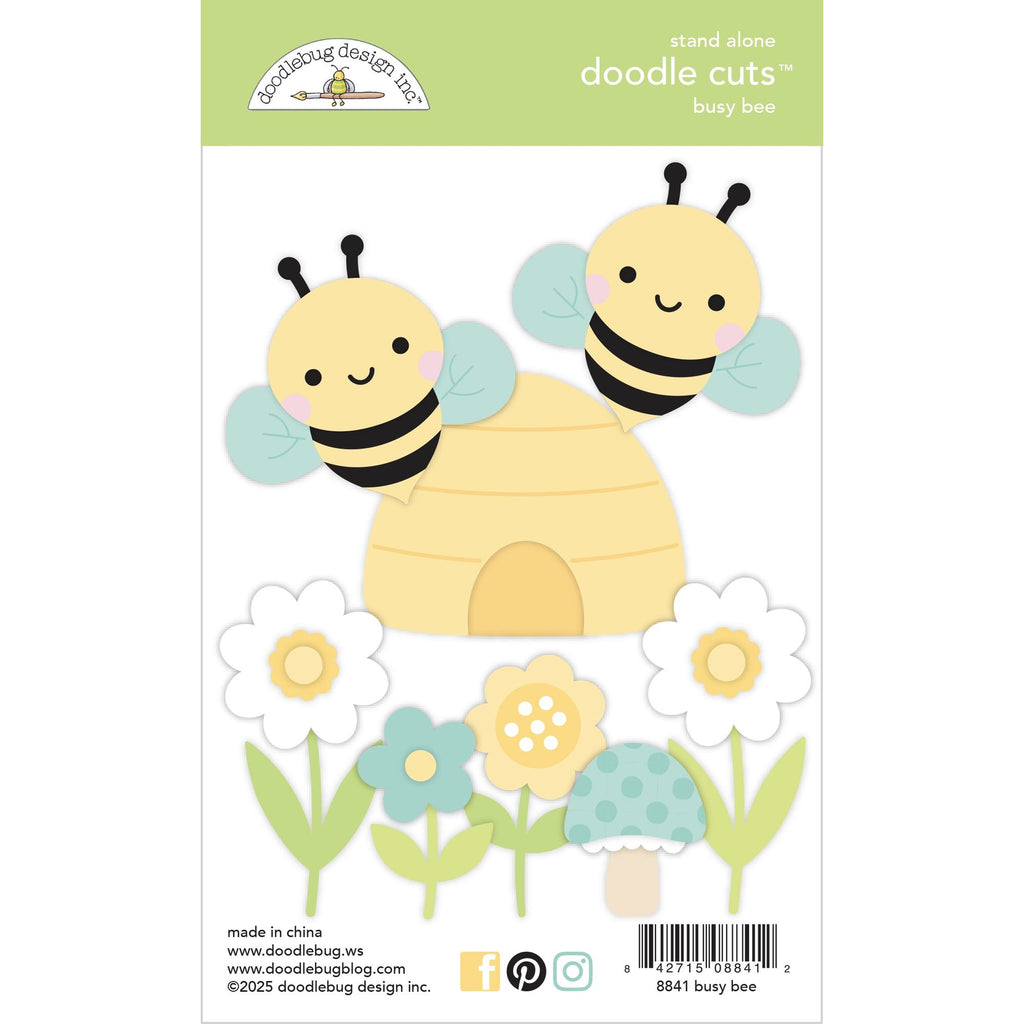 Doodlebug Busy Bee Doodle Cuts Dies 8841