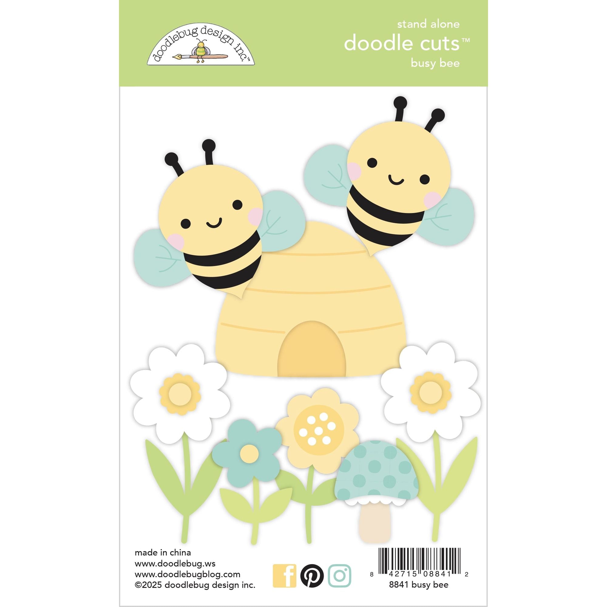 Doodlebug Busy Bee Doodle Cuts Dies 8841