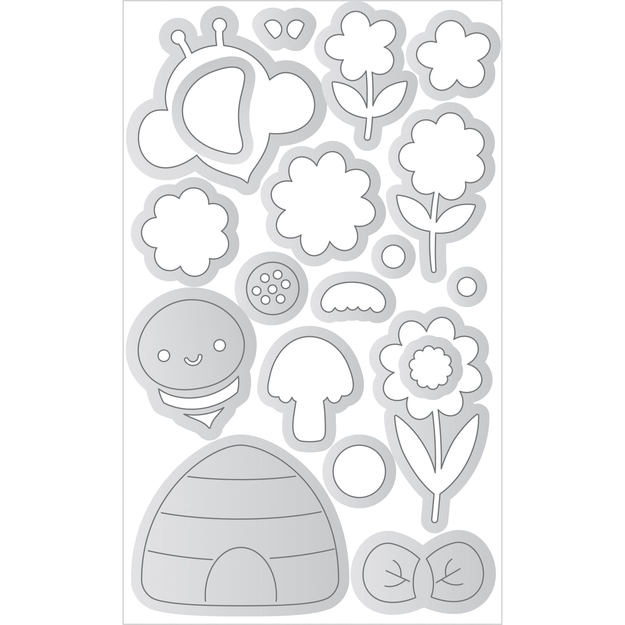 Doodlebug Busy Bee Doodle Cuts Dies 8841 actual