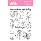 Doodlebug Butterfly Kisses Doodle Stamps 8796