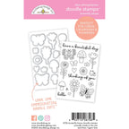 Doodlebug Butterfly Kisses Doodle Stamps 8796 back