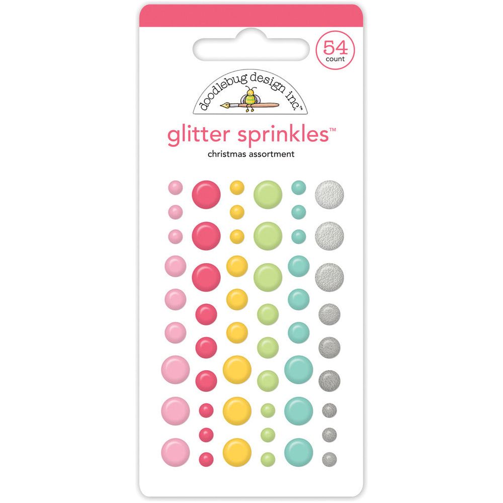 Doodlebug Christmas Assortment Glitter Sprinkles 8667