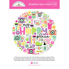 Doodlebug Color Me Crafty Shadow Box Kit 9114