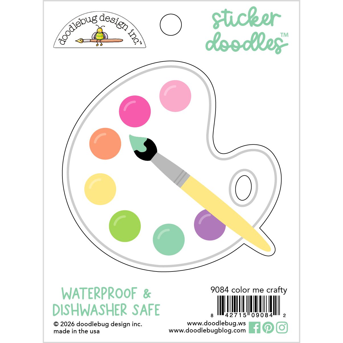 Doodlebug Color Me Crafty Sticker Doodles 9084