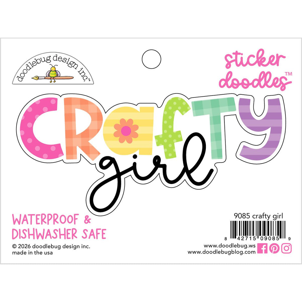Doodlebug Crafty Girl Sticker Doodles 9085