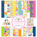 Doodlebug Cupcakes and Candles 12x12 Inch Paper Pack 9170