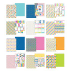 Doodlebug Cupcakes and Candles 6x8 Inch Paper Pad 9154 all individual sheets