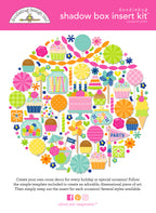 Doodlebug Cupcakes and Candles Shadow Box Kit 9174