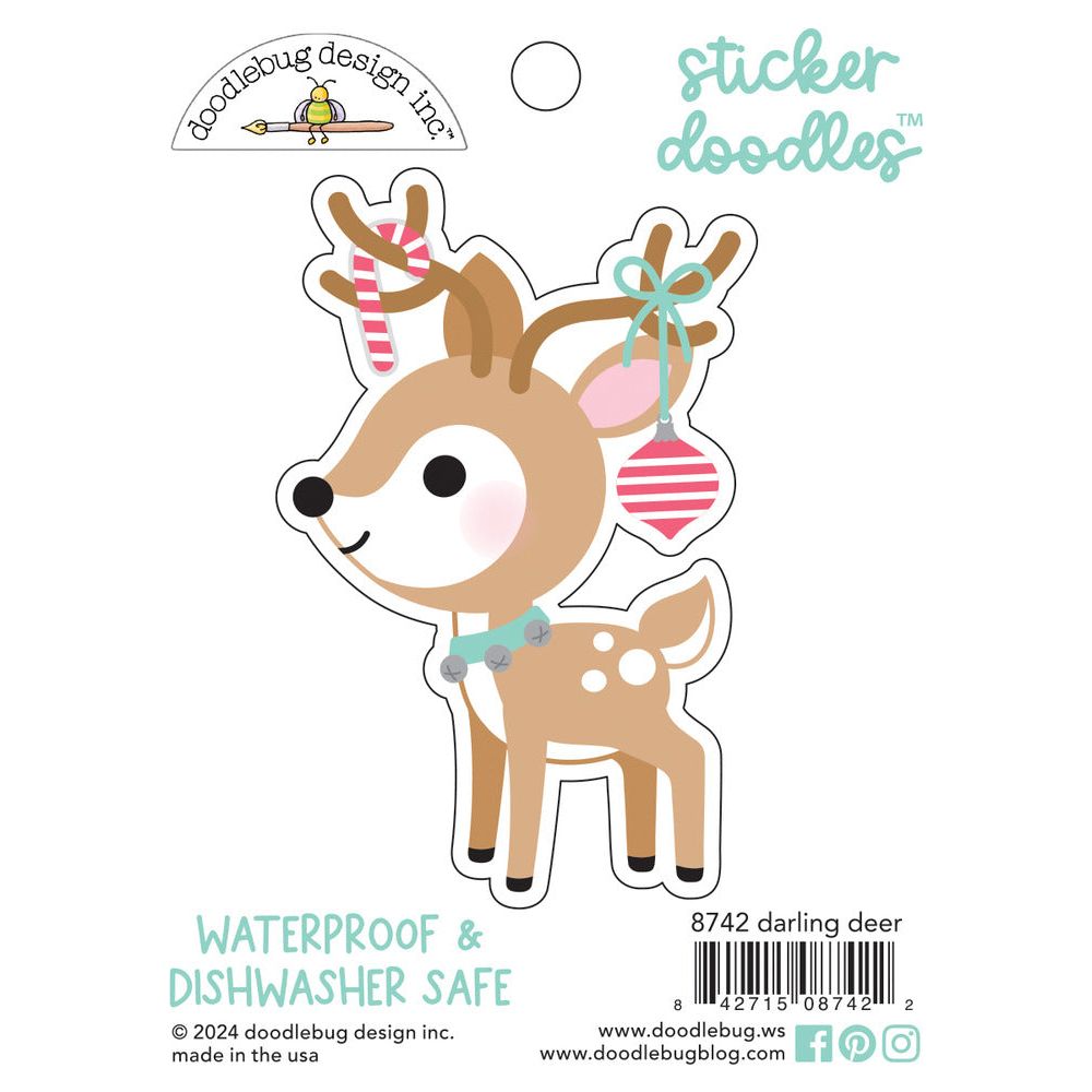 Doodlebug Darling Deer Sticker Doodle 8742