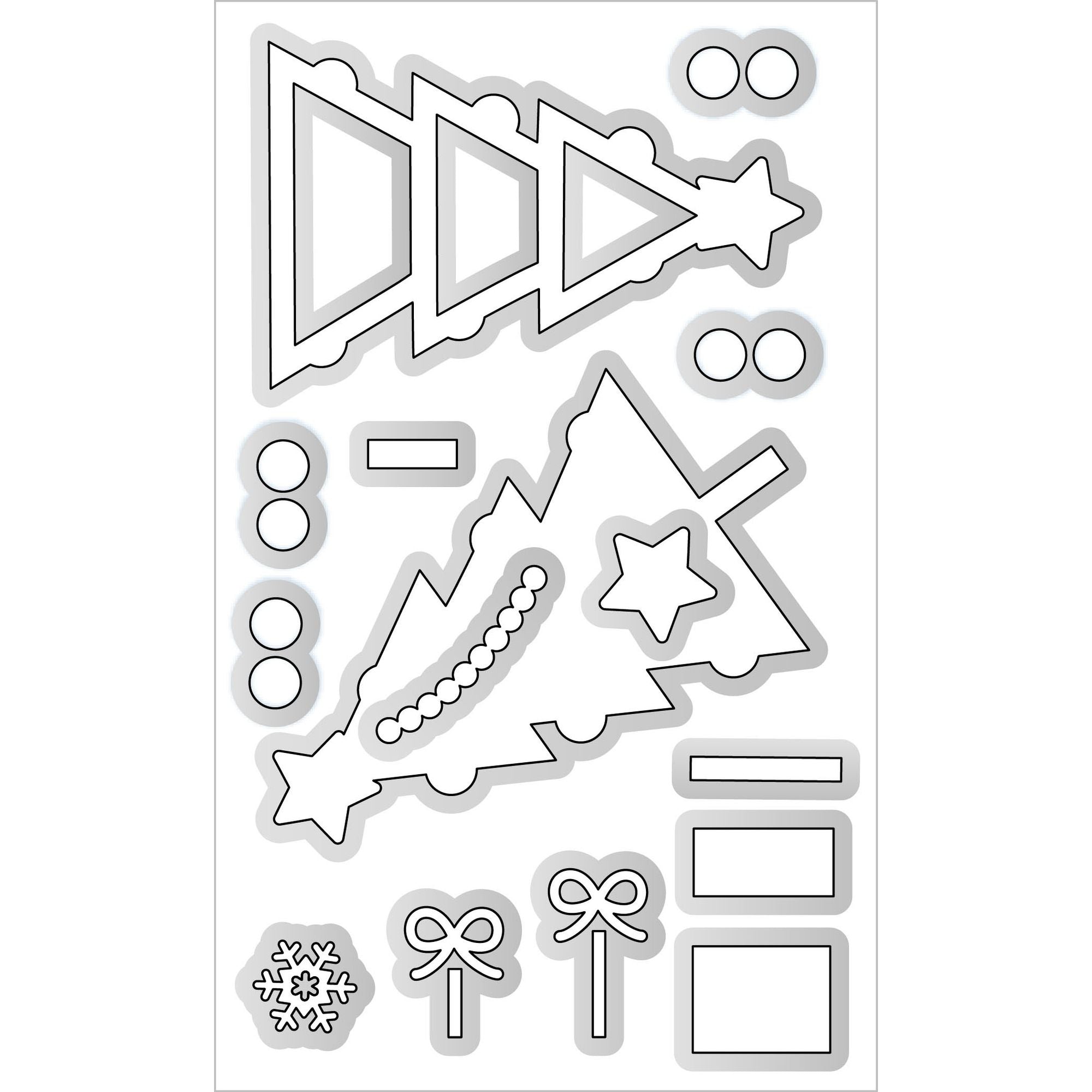 Doodlebug Deck the Halls Doodle Cuts Dies 8977 actual