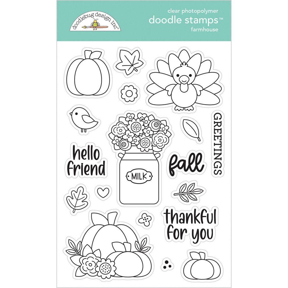 Doodlebug Farmhouse Doodle Stamps 8638