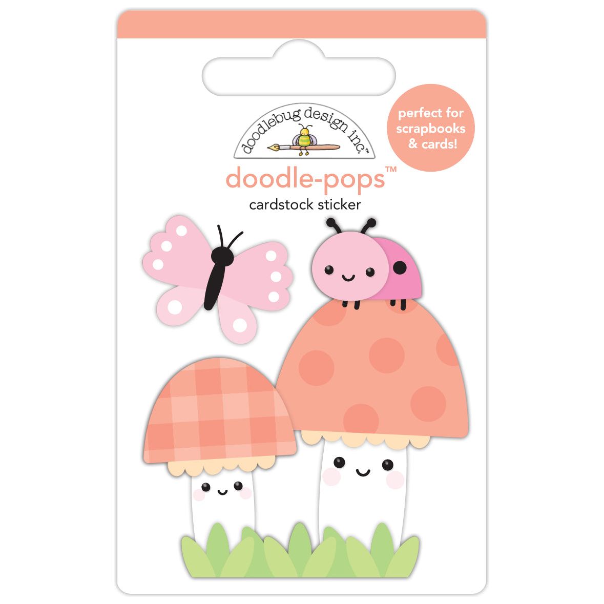 Doodlebug Fun Guys 3D Stickers Doodle-Pops 8778