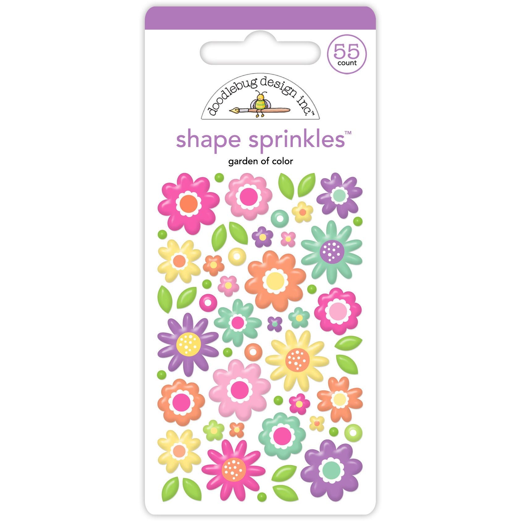 Doodlebug Garden of Color Shape Sprinkles 9065