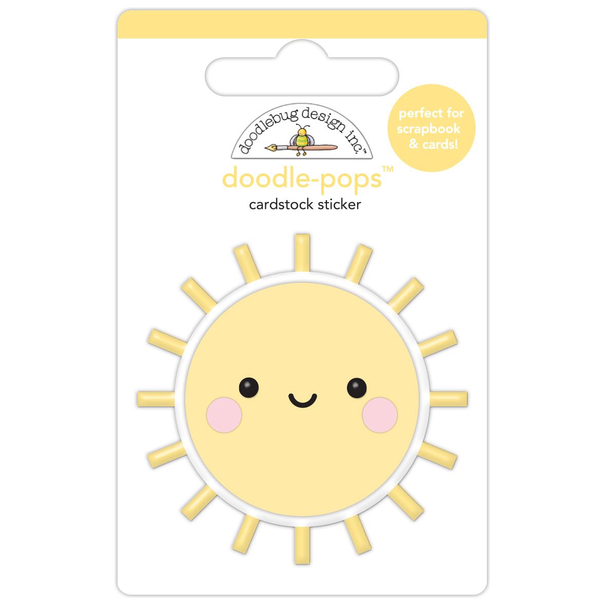 Doodlebug Good Day Sunshine 3D Sticker Doodle-Pops 8780