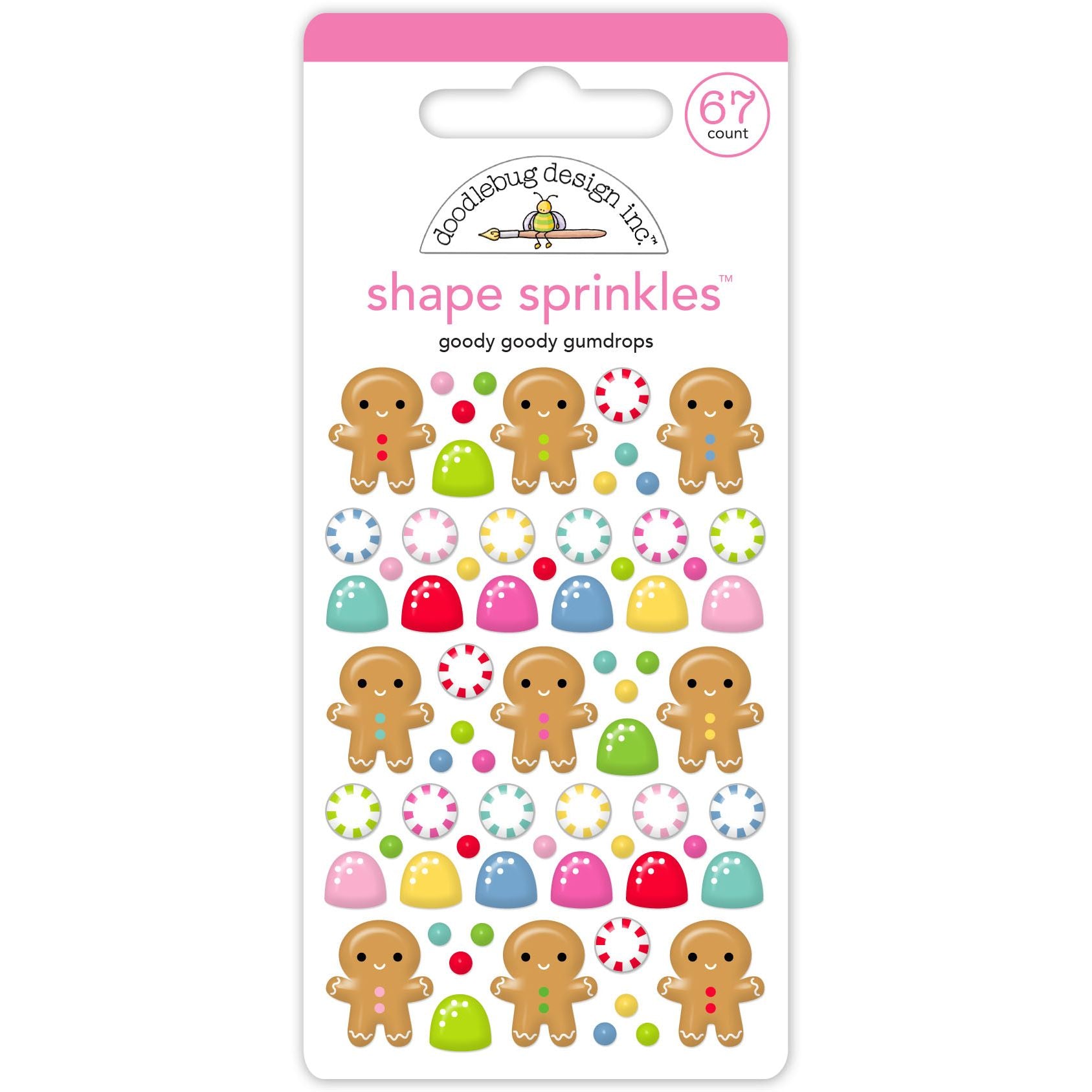 Doodlebug Goody Goody Gumdrops Shape Sprinkles 8951