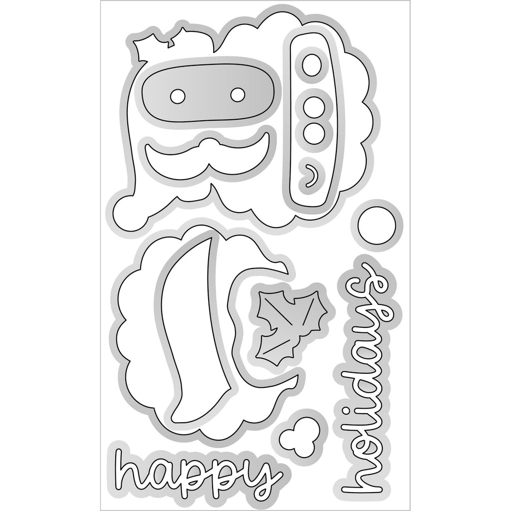 Doodlebug Happy Holidays Doodle Cuts Dies 8979 actual