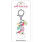 Doodlebug Jolly St. Nick Just Charming Clip and Keychain 8737