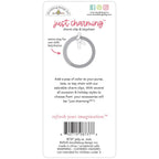 Doodlebug Jolly St. Nick Just Charming Clip and Keychain 8737 back