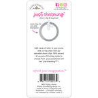 Doodlebug Lucky Charm Just Charming Clip and Keychain 9027 back