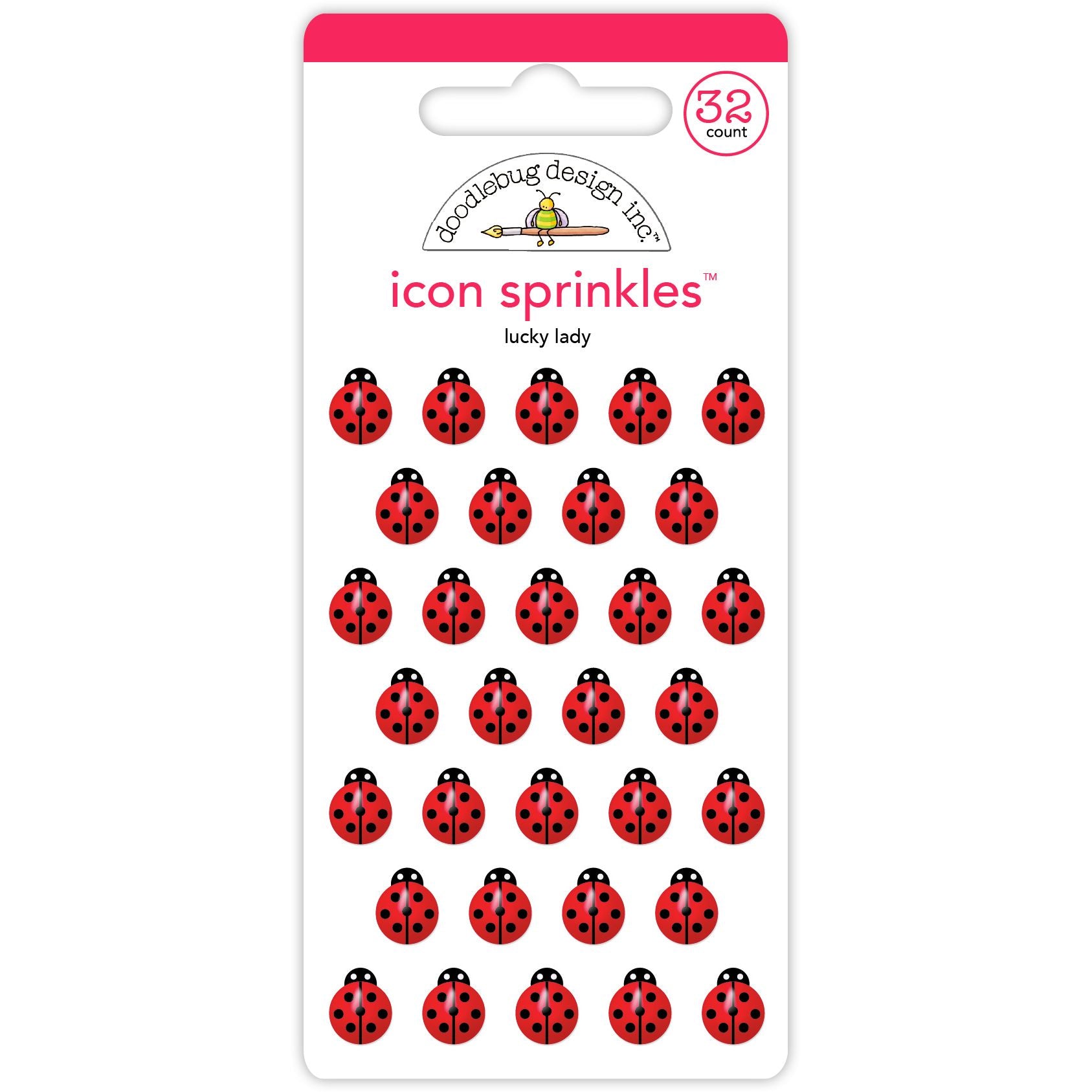 Doodlebug Lucky Lady Icon Sprinkles 9015