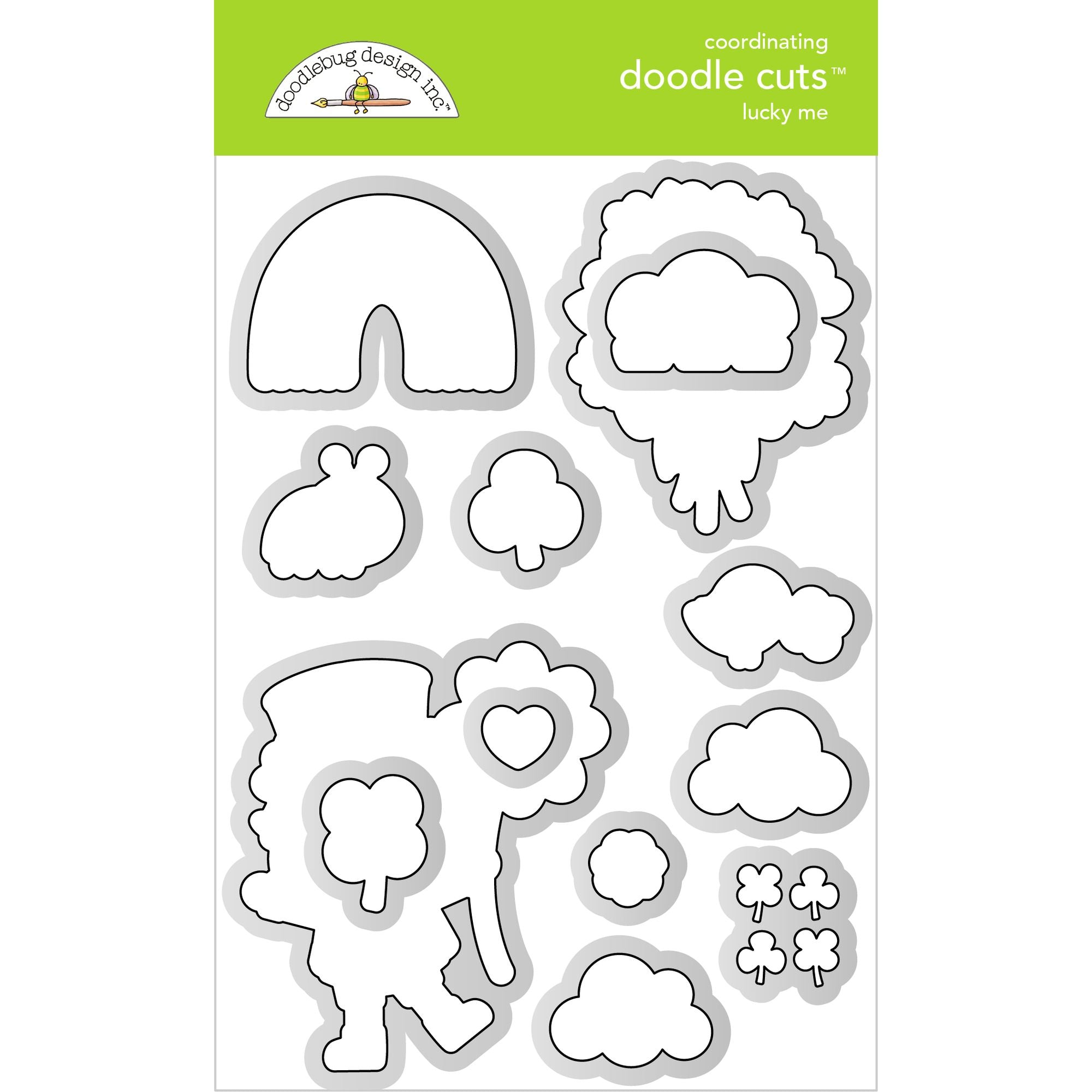 Doodlebug Lucky Me Doodle Cuts Dies 9031