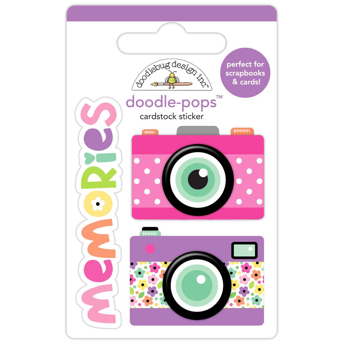 Doodlebug Making Memories Doodle-Pops 3D Stickers 9073