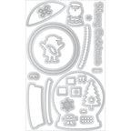Doodlebug Merry and Bright Doodle Cuts 8745 actual items