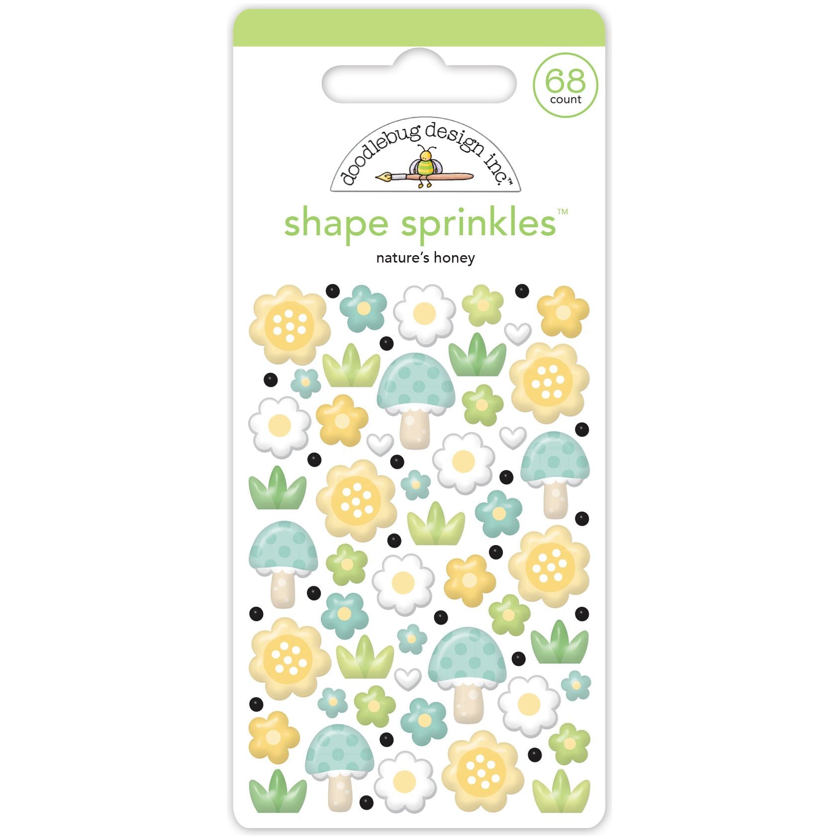 Doodlebug Nature's Honey Shape Sprinkles 8828