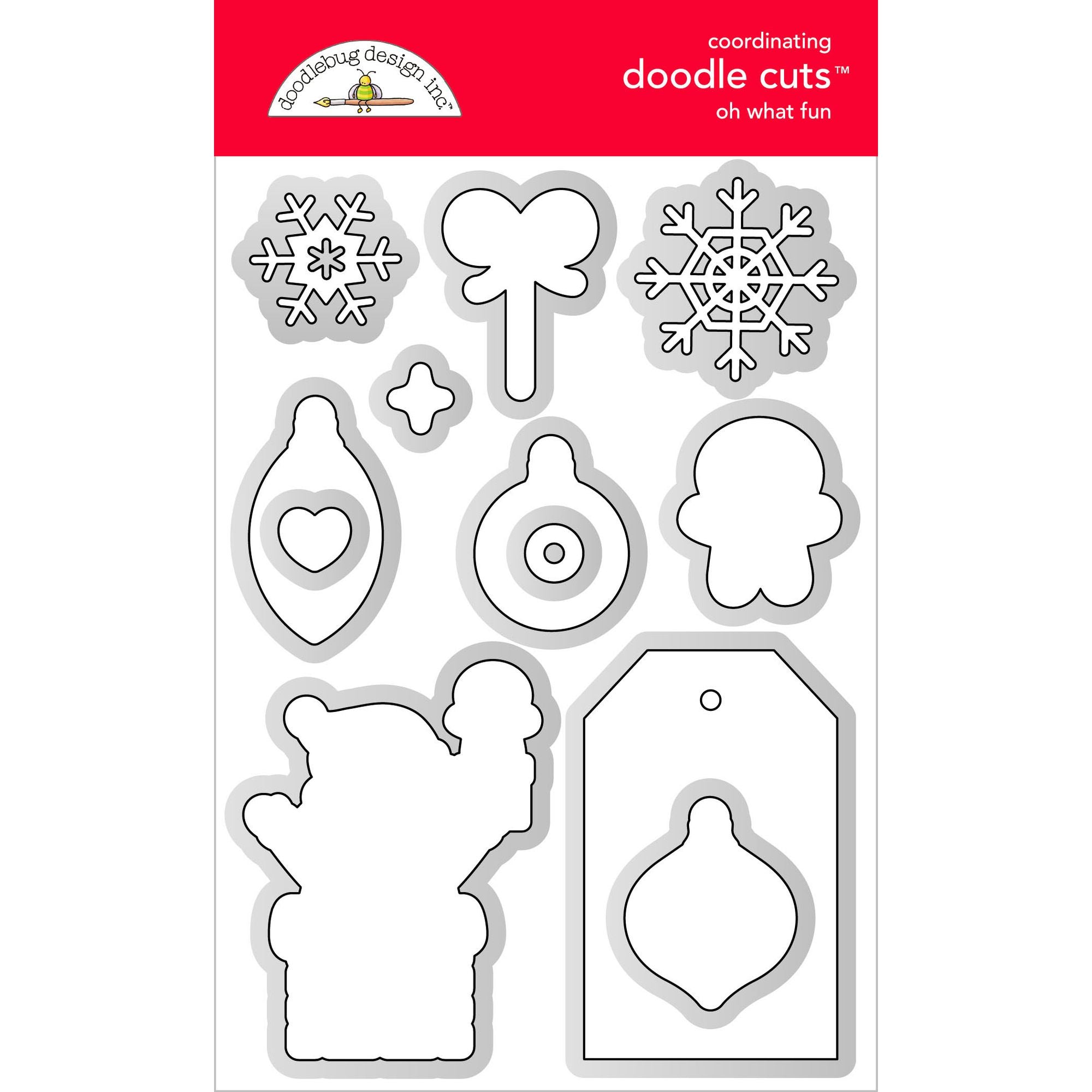 Doodlebug Oh What Fun Doodle Cuts Coordinating Dies 8976