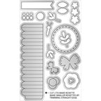 Doodlebug Ruffled Rosette Doodle Cuts Dies 9149 actual product