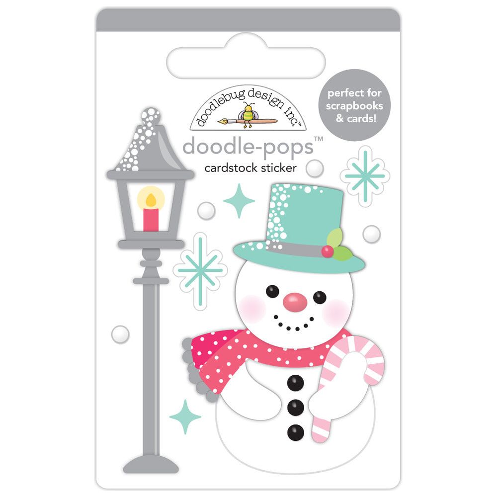 Doodlebug Snow Wonderful Doodle-Pops 3D Stickers 8731