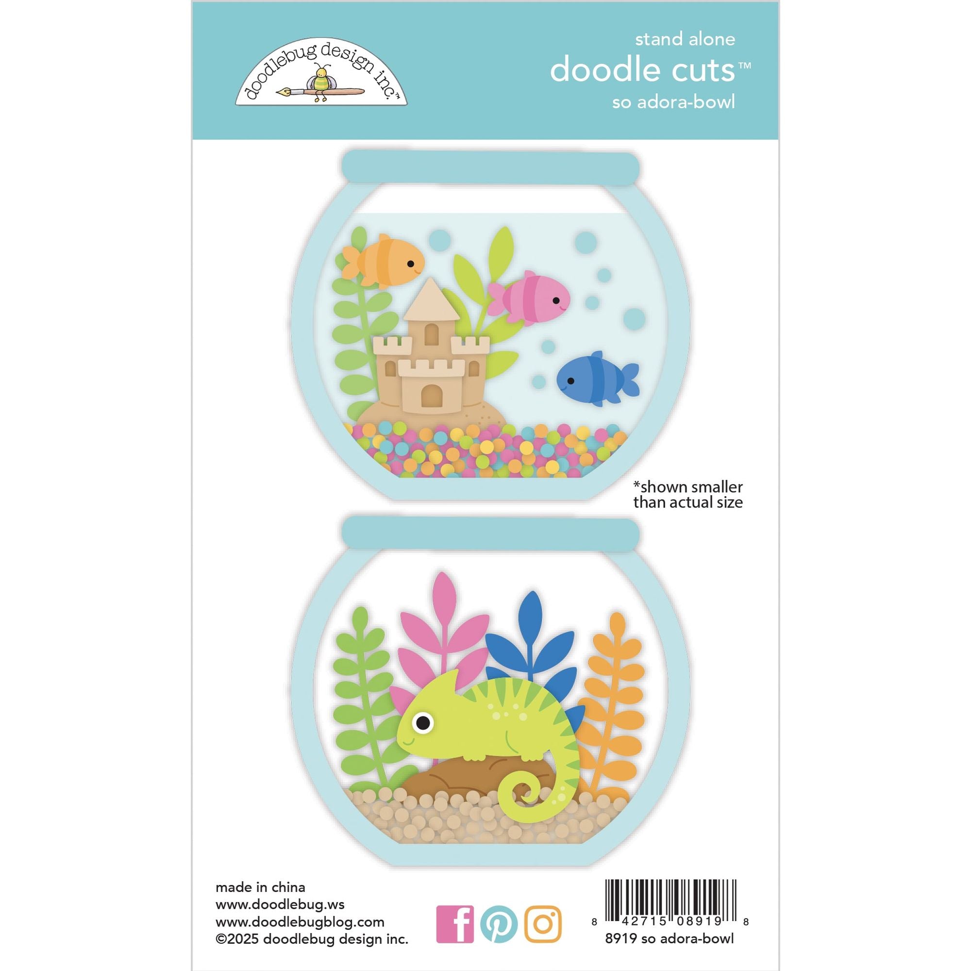 Doodlebug So Adora-Bowl Doodle Cuts Dies 8919