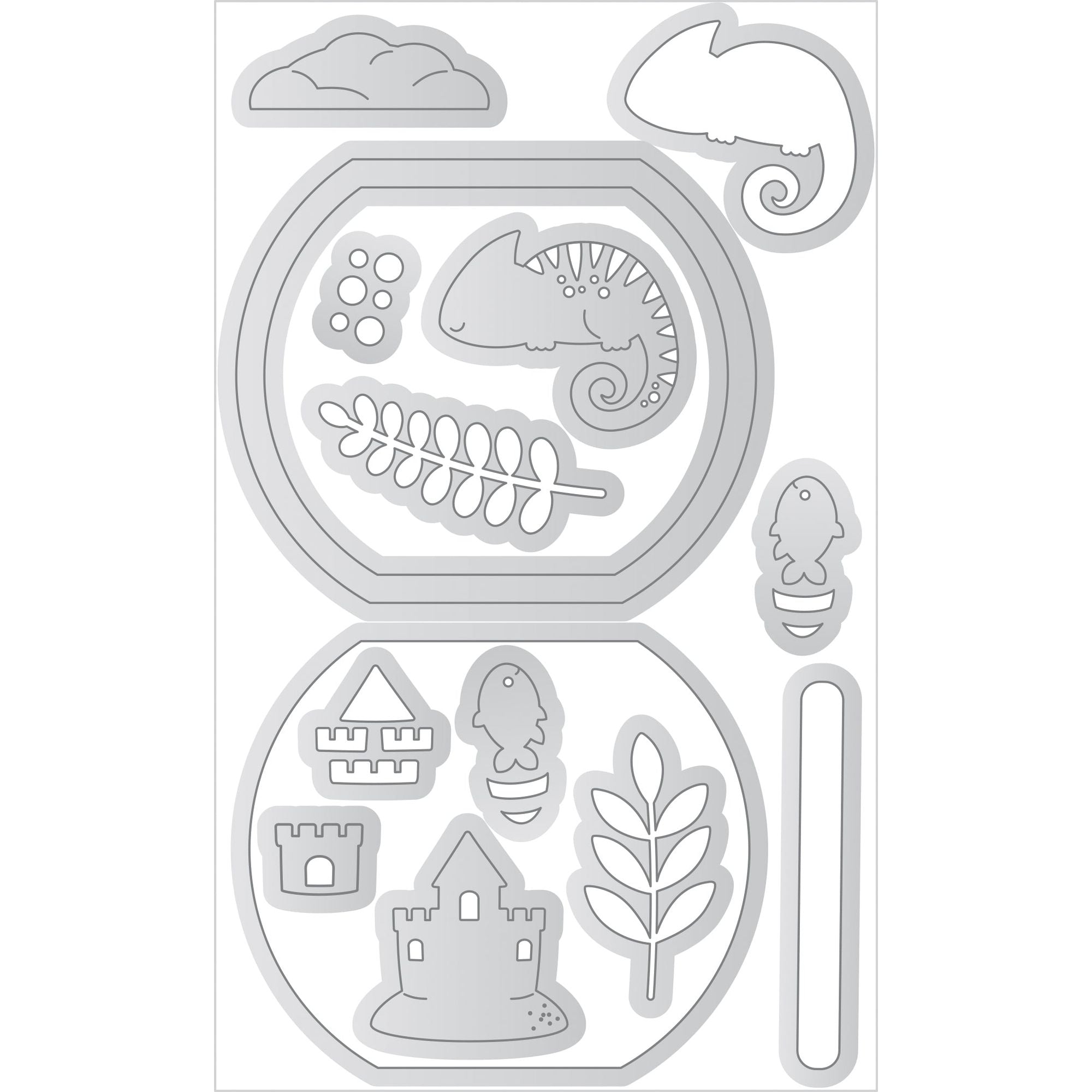 Doodlebug So Adora-Bowl Doodle Cuts Dies 8919 actual