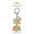 Doodlebug So Thankful Just Charming Clip and Keychain 8632