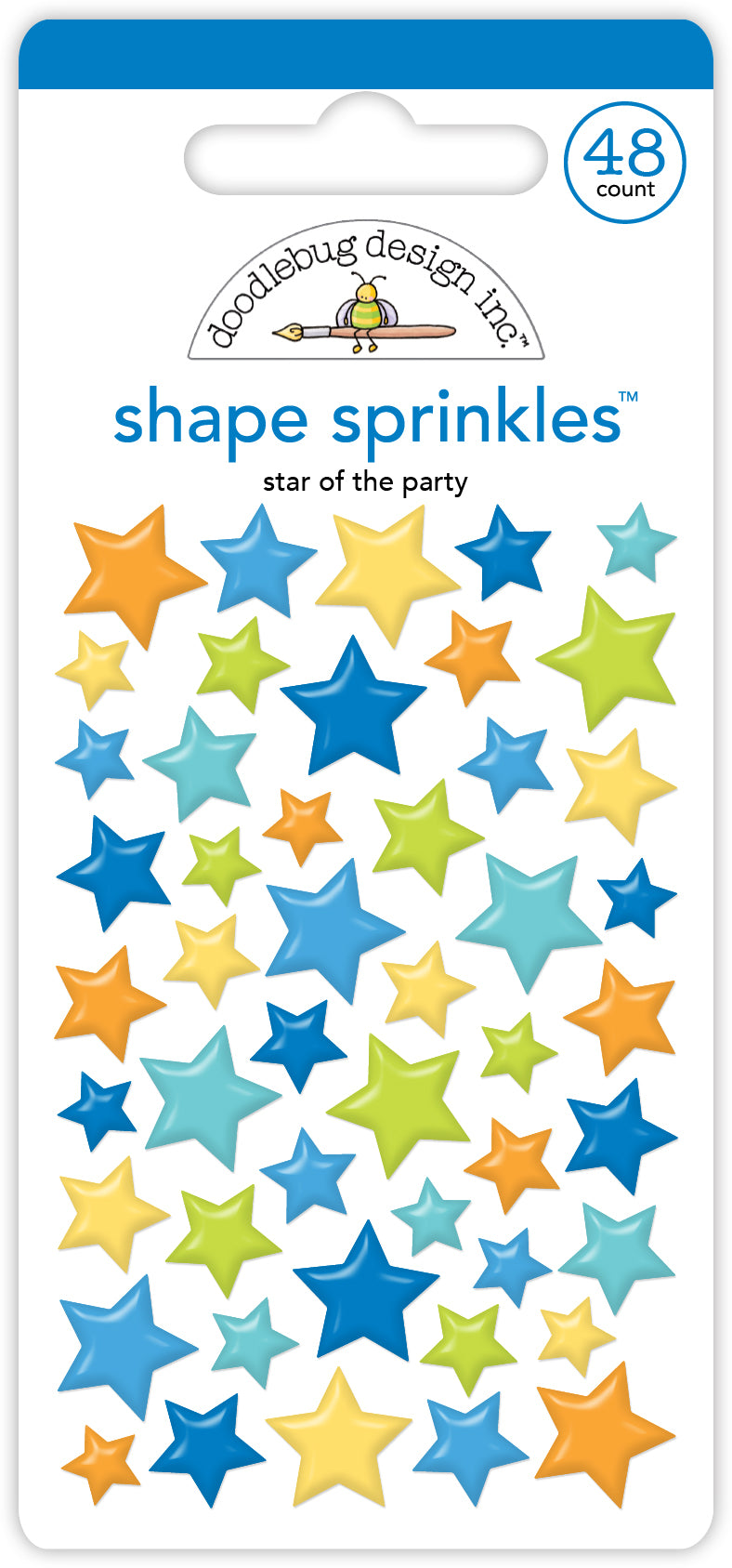 Doodlebug Star of the Party Shape Sprinkles 9179