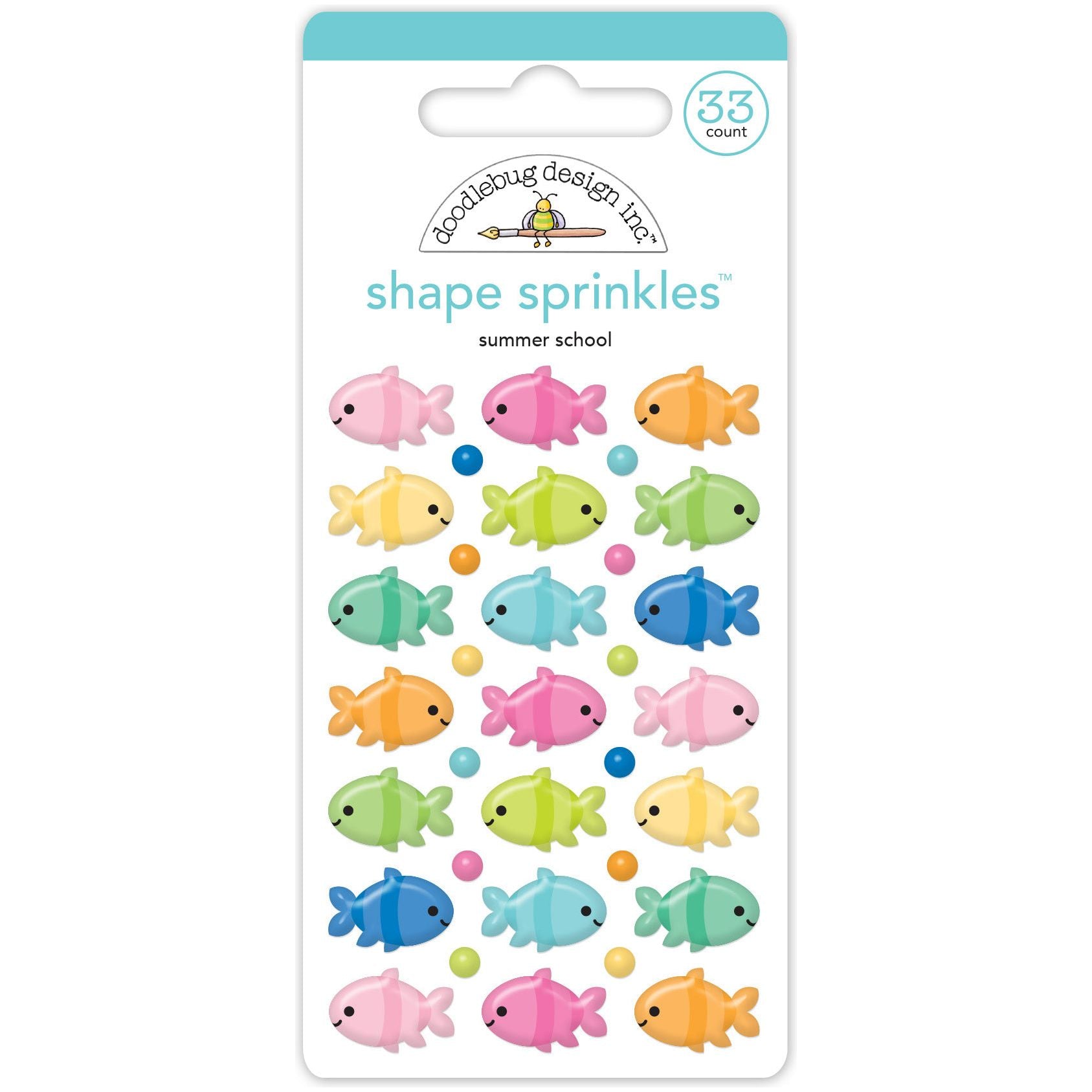 Doodlebug Summer School Shape Sprinkles 8894