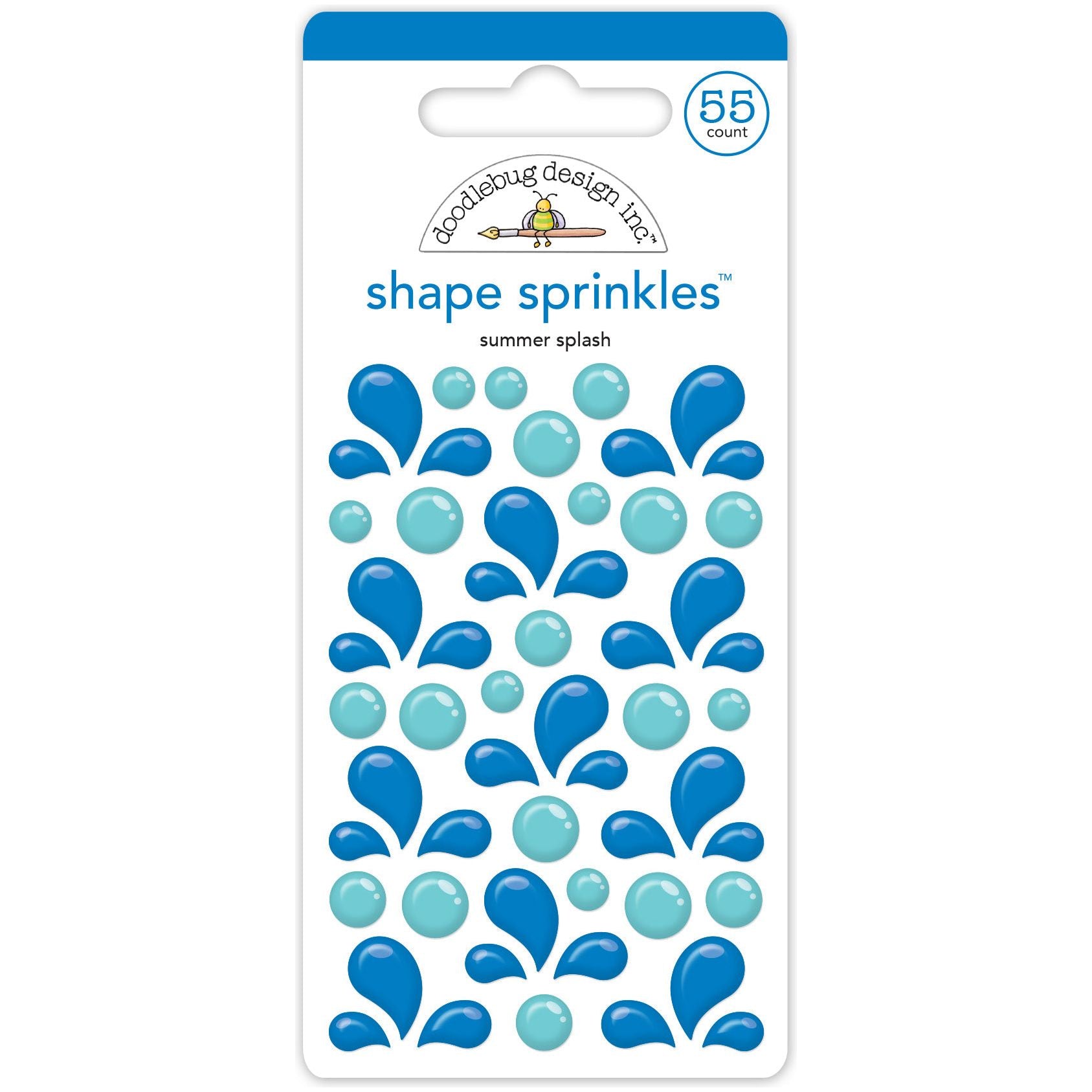 Doodlebug Summer Splash Shape Sprinkles 8895