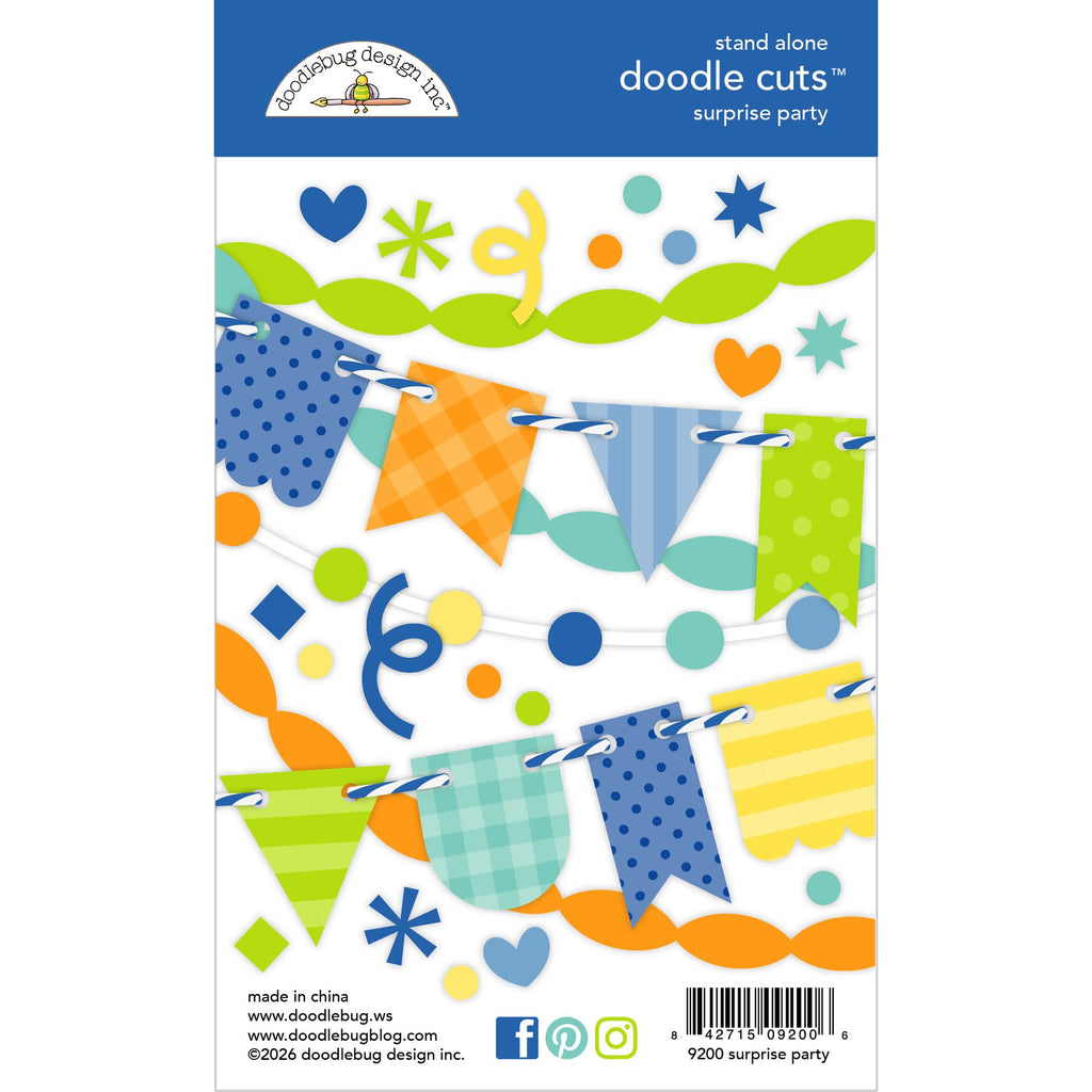 Doodlebug Surprise Party Doodle Cuts Dies 9200