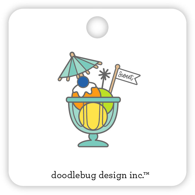 Doodlebug Sweet Sundae Collectible Pin 9193