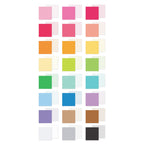 Doodlebug Swiss-Dot Rainbow Petite Prints 6x8 Inch Paper Pad 9056 individual papers