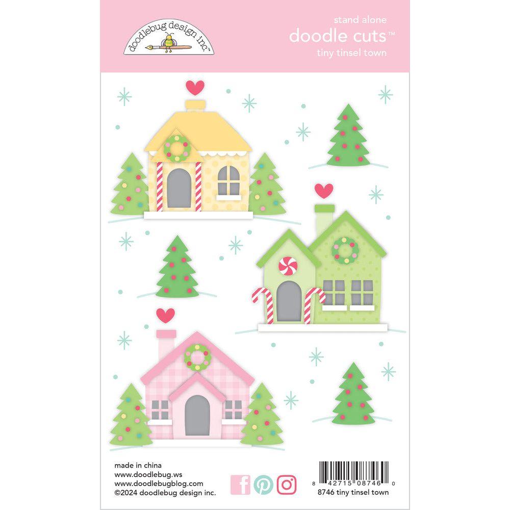 Doodlebug Tiny Tinsel Town Doodle Cuts 8746 assembled