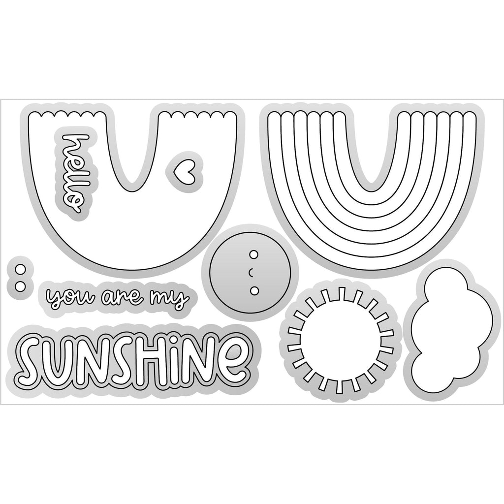 Doodlebug You Are My Sunshine Doodle Cuts Dies 9032 actual