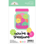 Doodlebug You're a Treasure Doodle Cuts Dies 9088