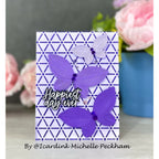 Simon Says Stamp Stencils Dash and Dot 1030st Celebrate Happy Day Card